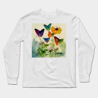 In the cottage gardens Long Sleeve T-Shirt